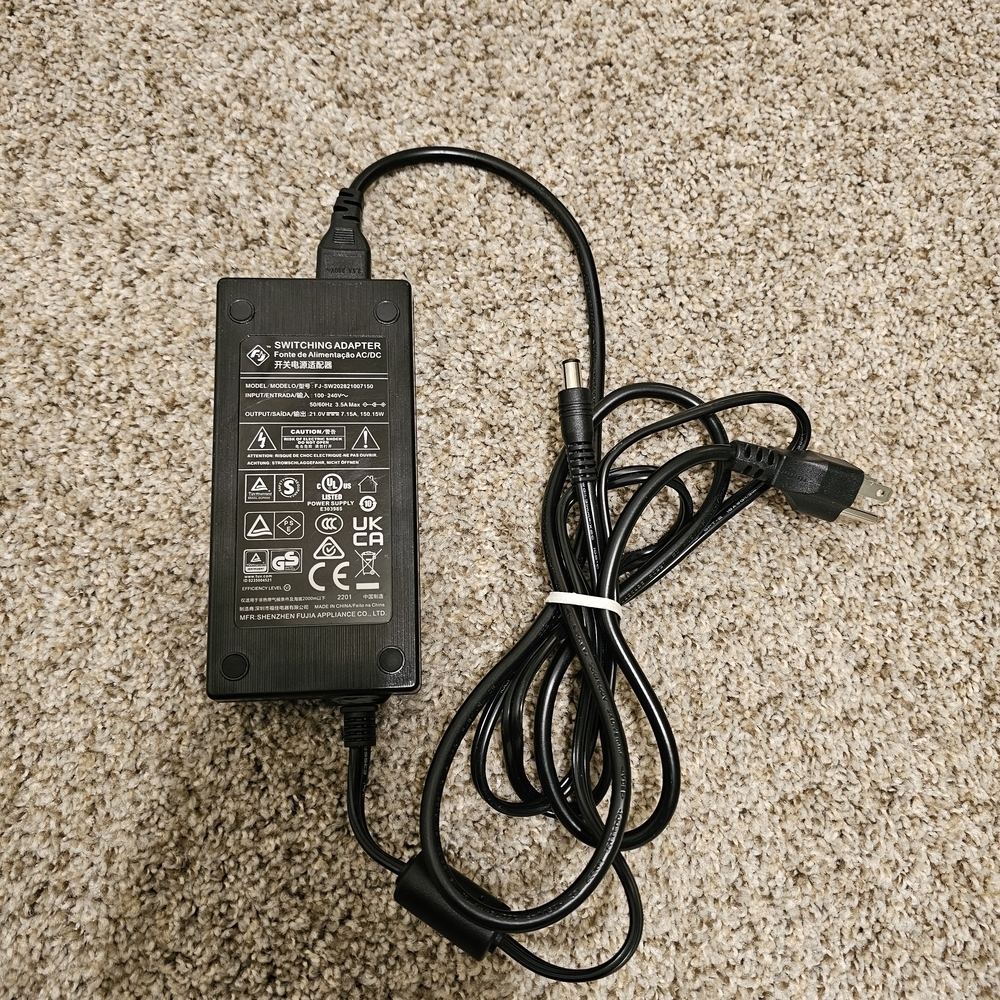 Fujia Switching Adapter (Model FJ-SW2  Switching Adapter Power Supply - Black